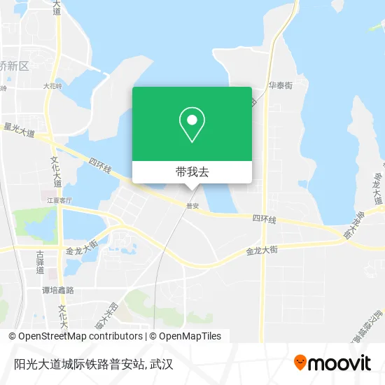阳光大道城际铁路普安站地图