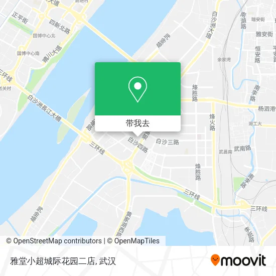 雅堂小超城际花园二店地图
