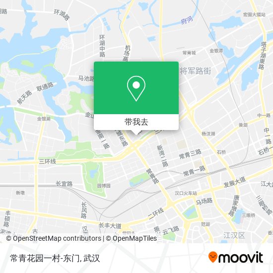 常青花园一村-东门地图