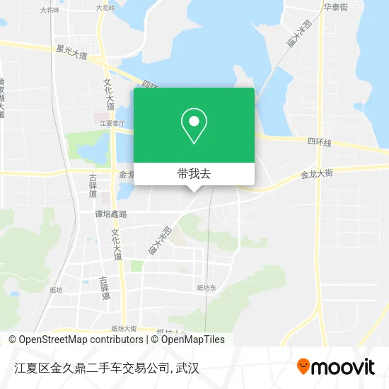 江夏区金久鼎二手车交易公司地图