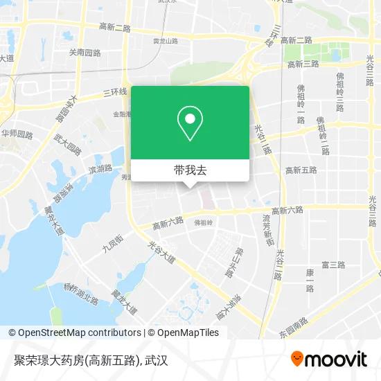 聚荣璟大药房(高新五路)地图