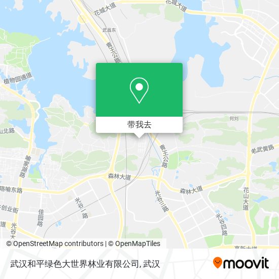 武汉和平绿色大世界林业有限公司地图