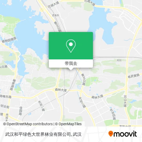 武汉和平绿色大世界林业有限公司地图