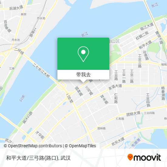和平大道/三弓路(路口)地图