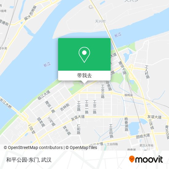 和平公园-东门地图