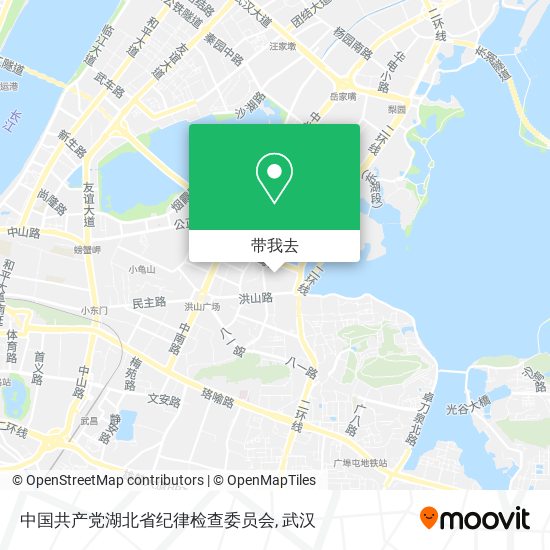 中国共产党湖北省纪律检查委员会地图