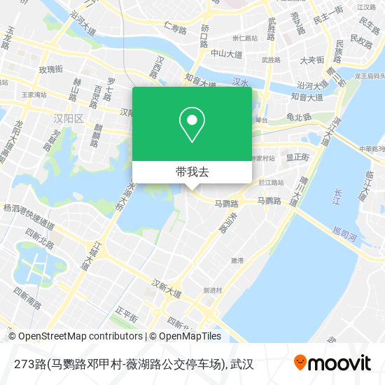 273路(马鹦路邓甲村-薇湖路公交停车场)地图