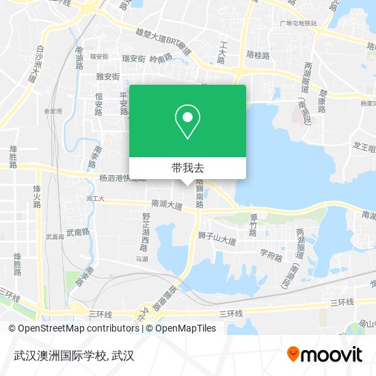 武汉澳洲国际学校地图