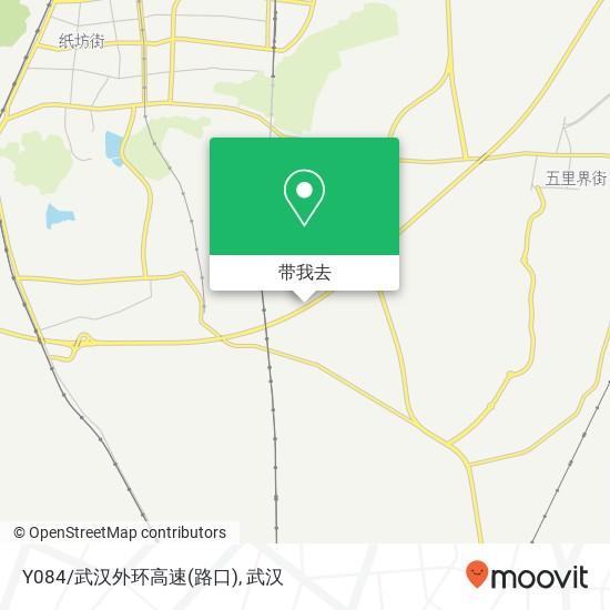 Y084/武汉外环高速(路口)地图