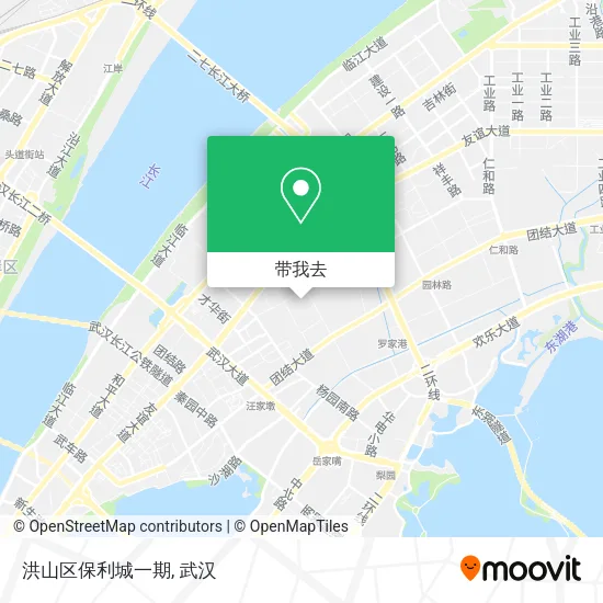 洪山区保利城一期地图