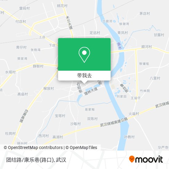 团结路/康乐巷(路口)地图