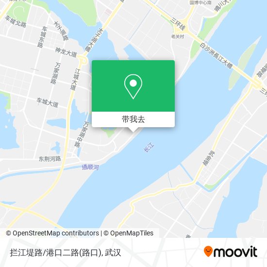 拦江堤路/港口二路(路口)地图