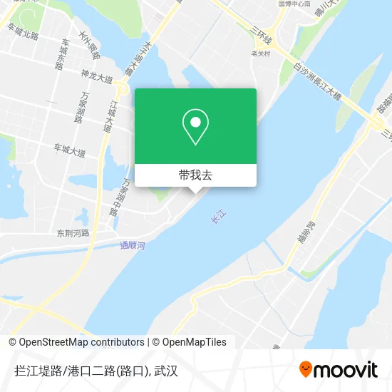 拦江堤路/港口二路(路口)地图