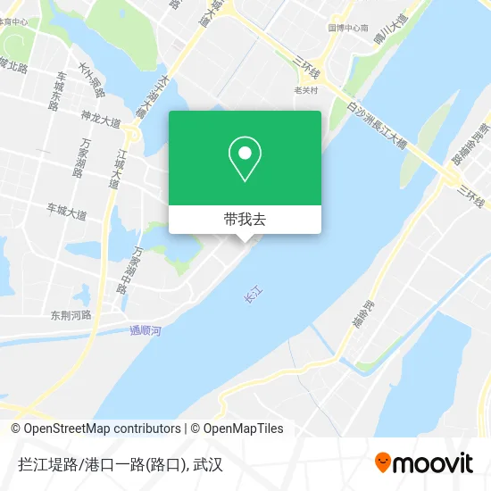 拦江堤路/港口一路(路口)地图