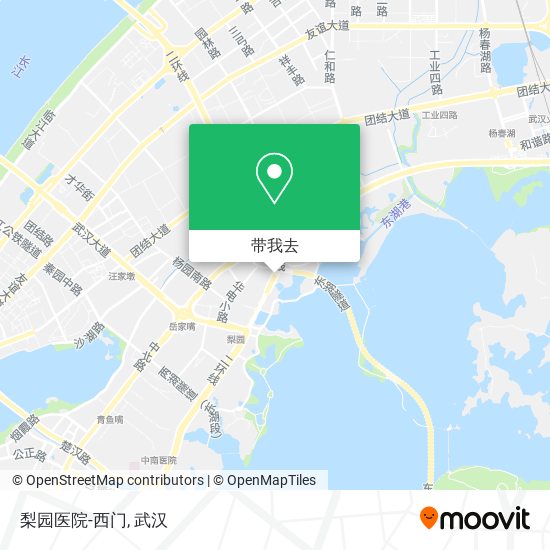 梨园医院-西门地图