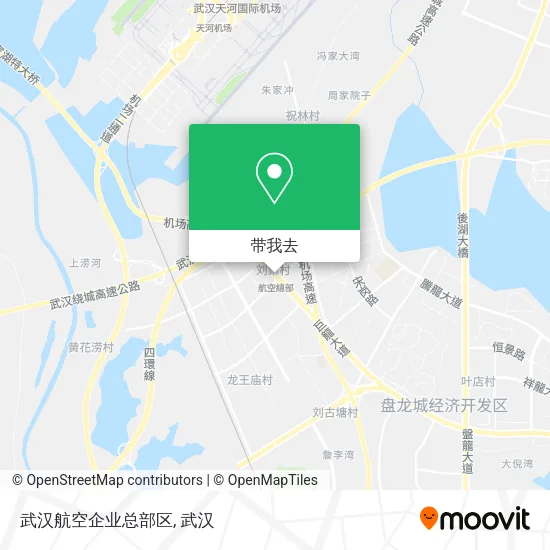 武汉航空企业总部区地图