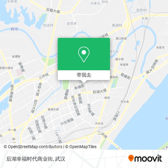 后湖幸福时代商业街地图