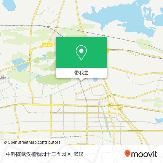 中科院武汉植物园十二五园区地图