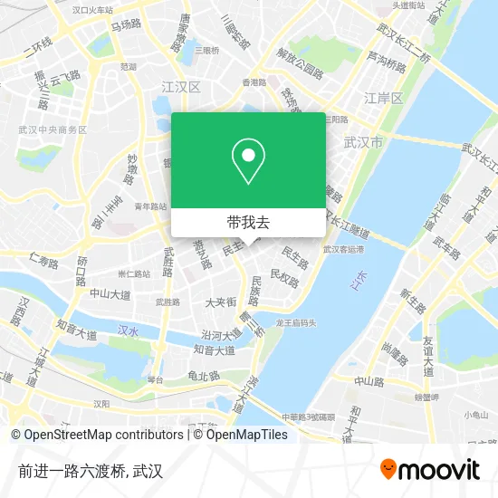 前进一路六渡桥地图