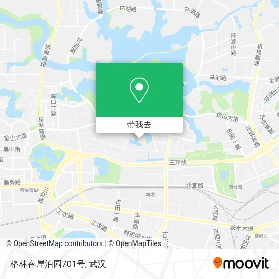 格林春岸泊园701号地图