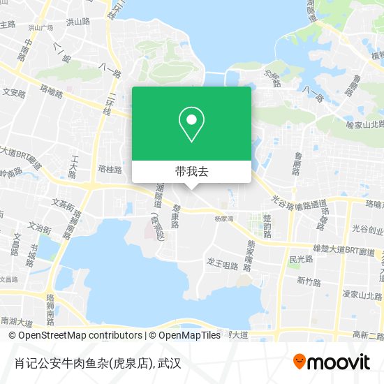 肖记公安牛肉鱼杂(虎泉店)地图