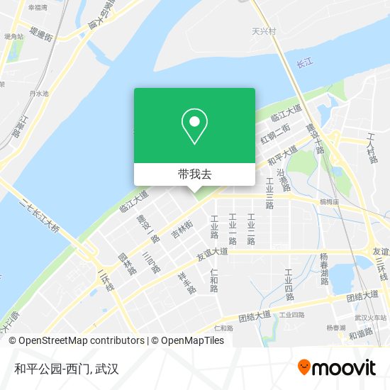 和平公园-西门地图