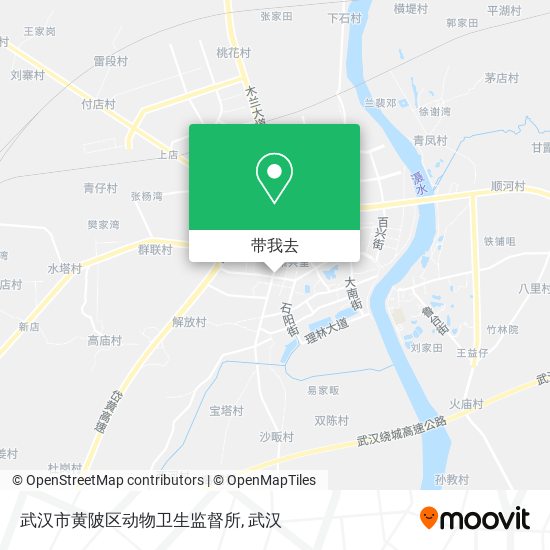 武汉市黄陂区动物卫生监督所地图