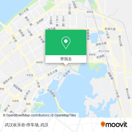 武汉欢乐谷-停车场地图