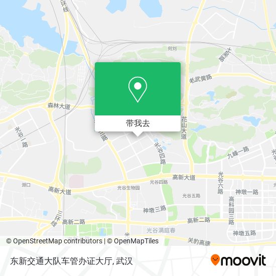东新交通大队车管办证大厅地图
