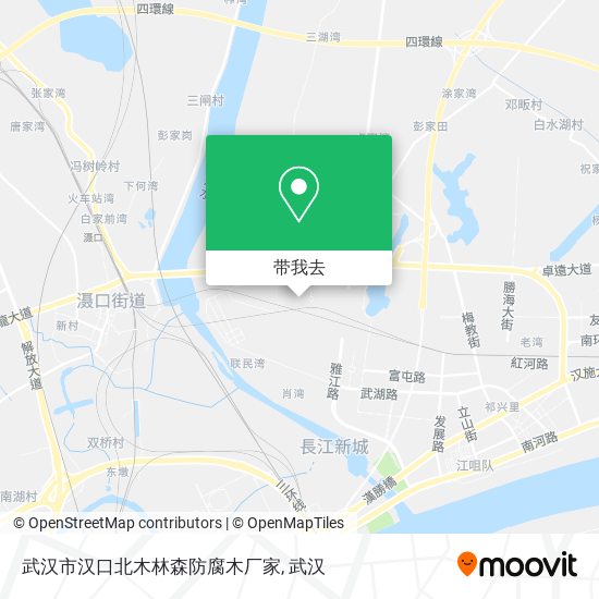 武汉市汉口北木林森防腐木厂家地图