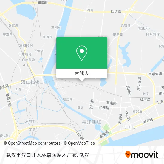 武汉市汉口北木林森防腐木厂家地图