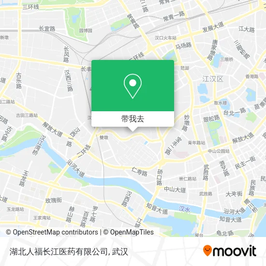 湖北人福长江医药有限公司地图