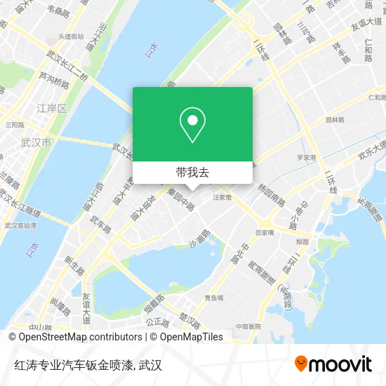 红涛专业汽车钣金喷漆地图
