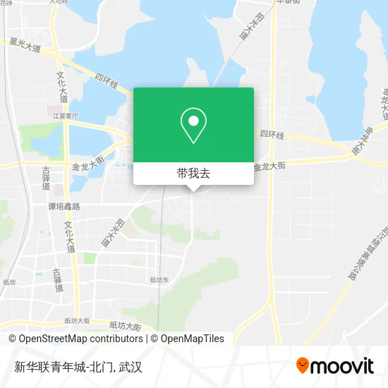 新华联青年城-北门地图