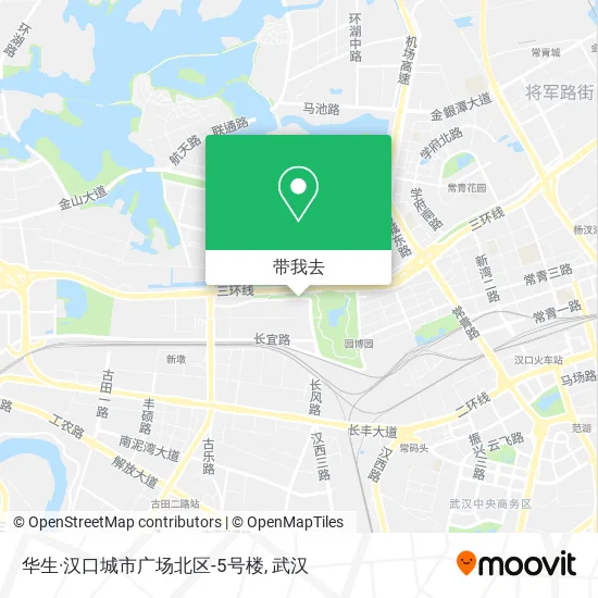 华生·汉口城市广场北区-5号楼地图