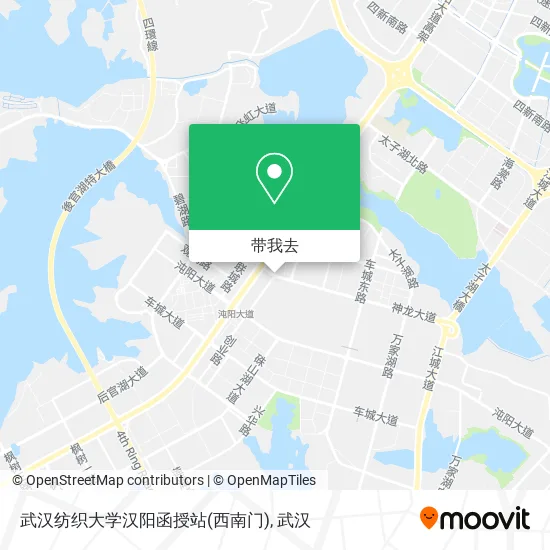 武汉纺织大学汉阳函授站(西南门)地图