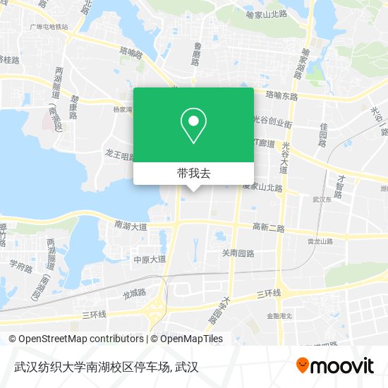 武汉纺织大学南湖校区停车场地图