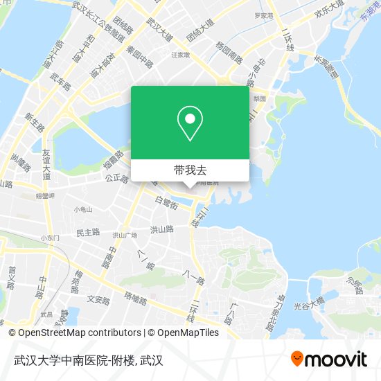 武汉大学中南医院-附楼地图