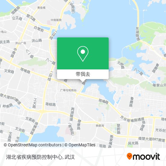 湖北省疾病预防控制中心地图
