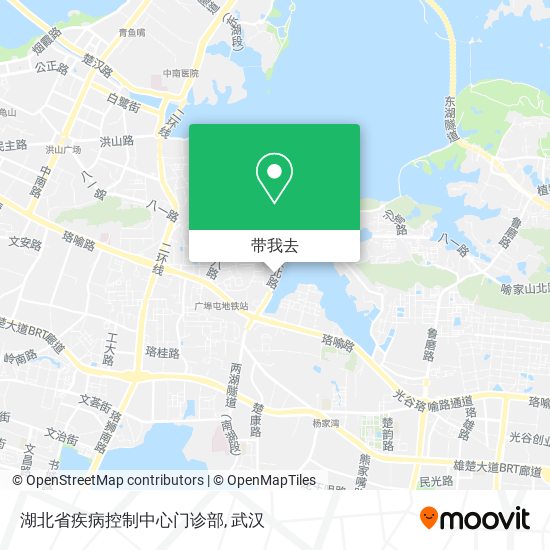 湖北省疾病控制中心门诊部地图