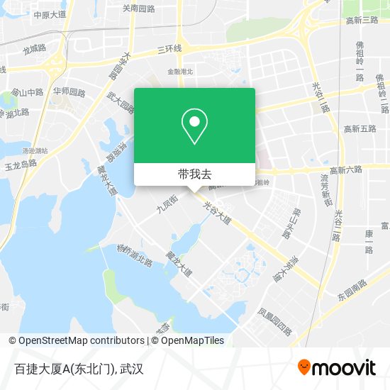 百捷大厦A(东北门)地图