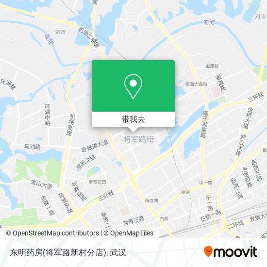 东明药房(将军路新村分店)地图