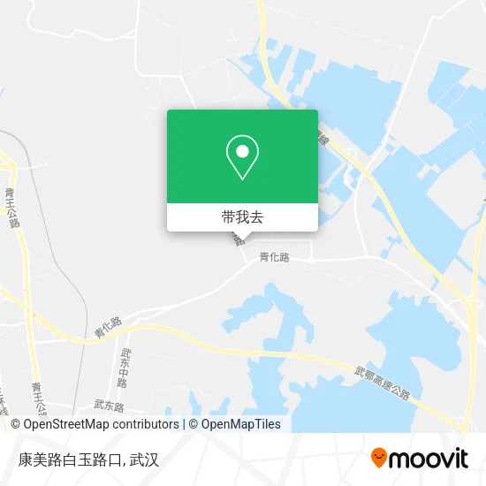 康美路白玉路口地图