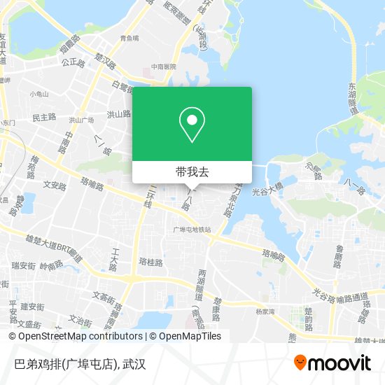 巴弟鸡排(广埠屯店)地图