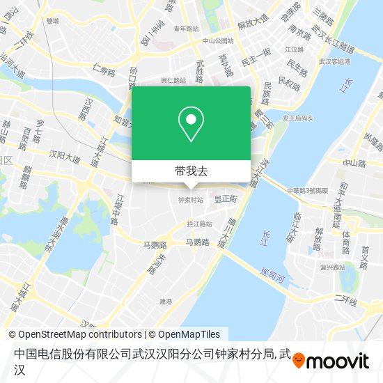 中国电信股份有限公司武汉汉阳分公司钟家村分局地图