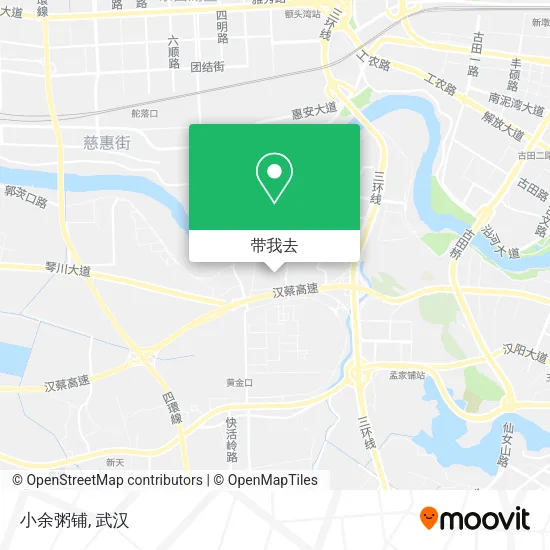 小余粥铺地图