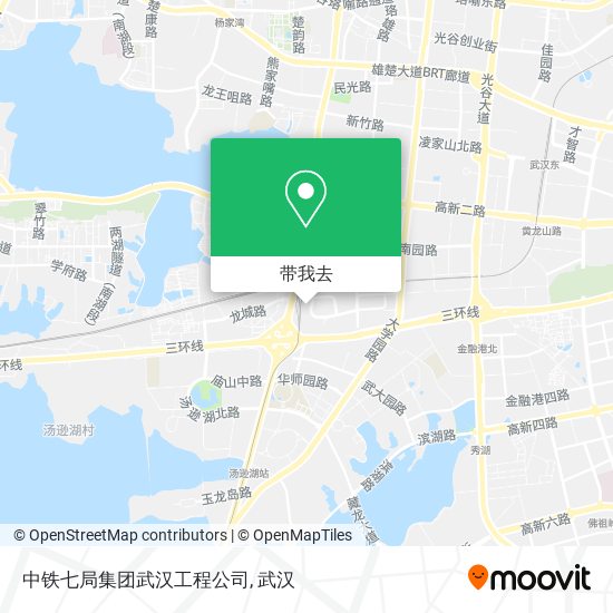 中铁七局集团武汉工程公司地图