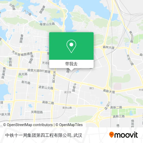 中铁十一局集团第四工程有限公司地图