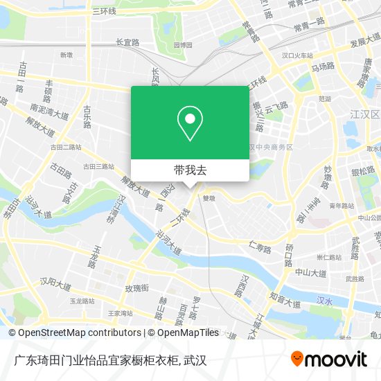 广东琦田门业怡品宜家橱柜衣柜地图