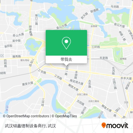 武汉锦鑫缝制设备商行地图
